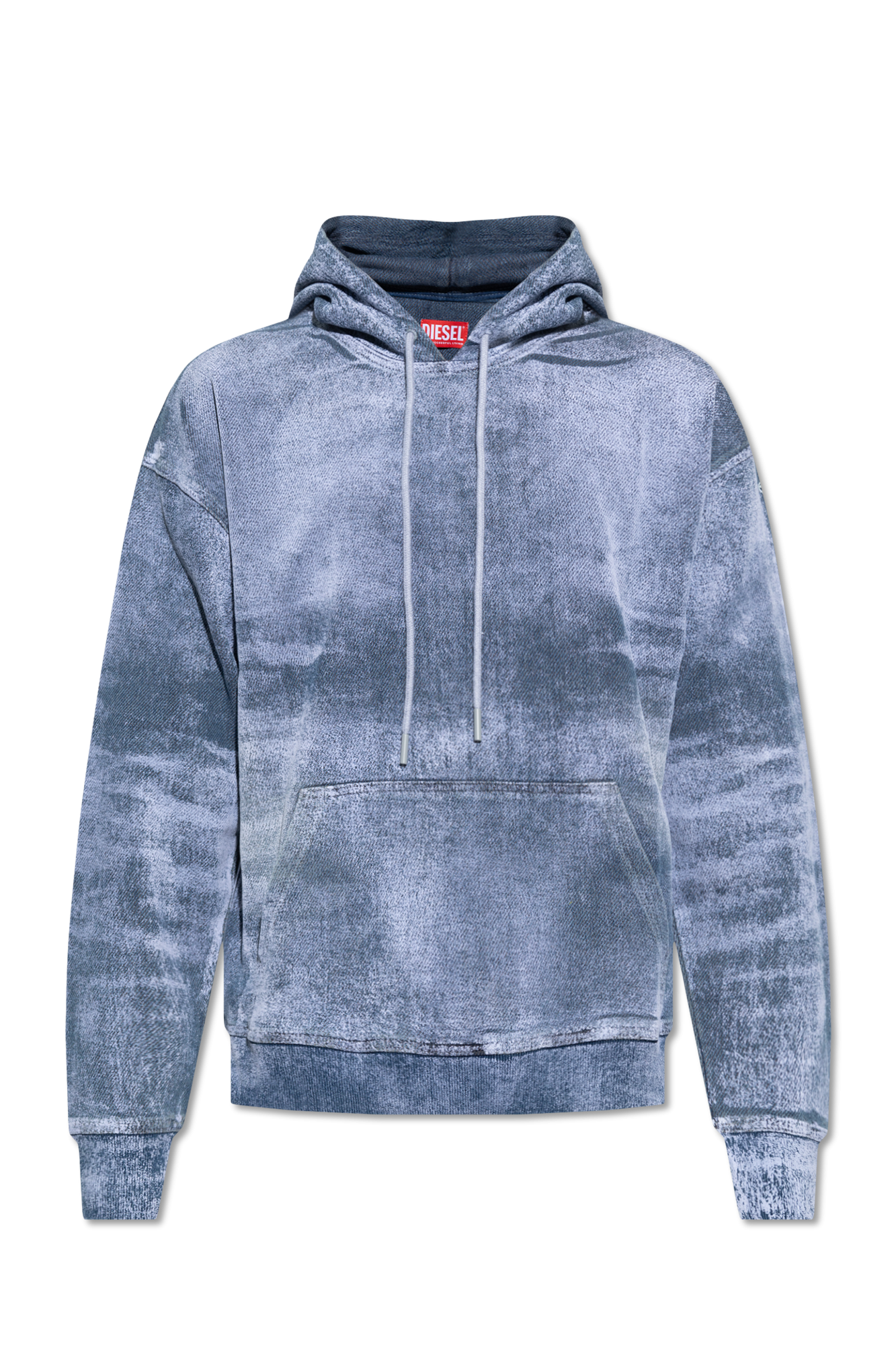 Diesel blue hoodie sale